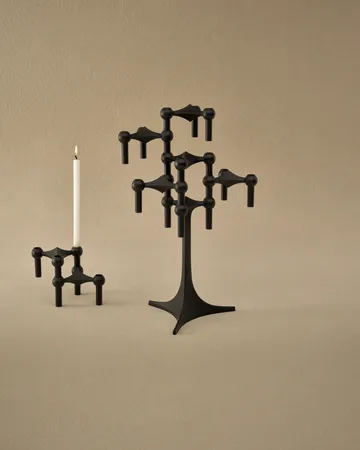 STOFF Nagel candle stand - Black - STOFF