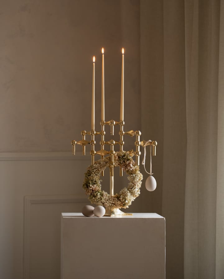 STOFF Nagel candle stand, Brass STOFF