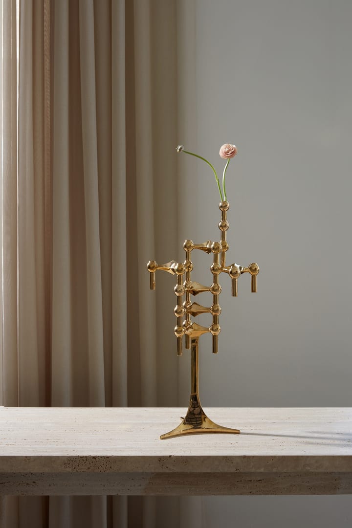 STOFF Nagel candle stand, Brass STOFF