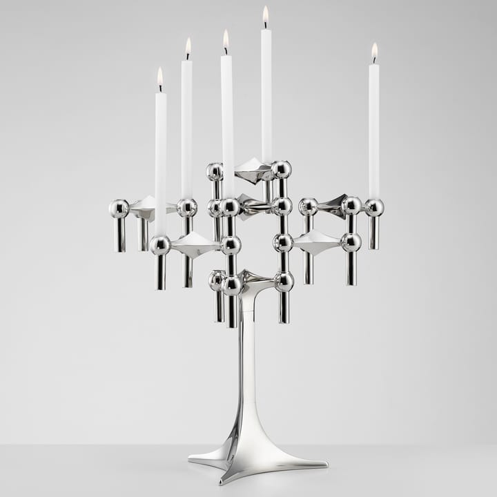 STOFF Nagel candle stand - Chrome - STOFF