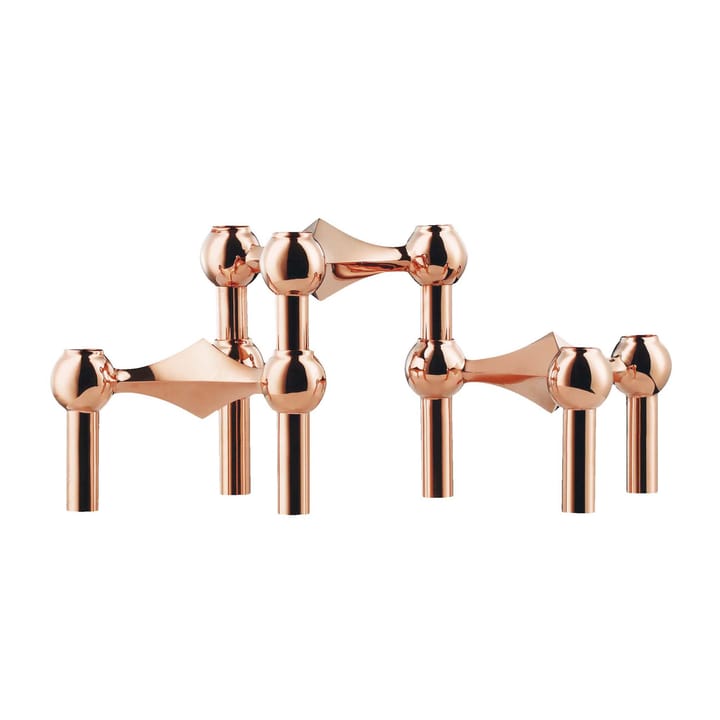 STOFF Nagel candle sticks 3-pack - Rosé gold - STOFF