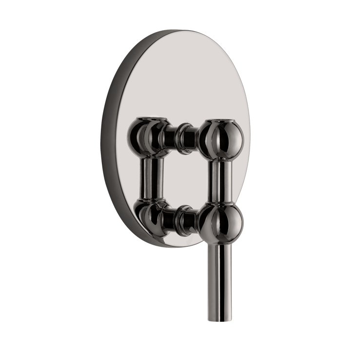 STOFF Nagel candle sticks wall - Black chrome - STOFF