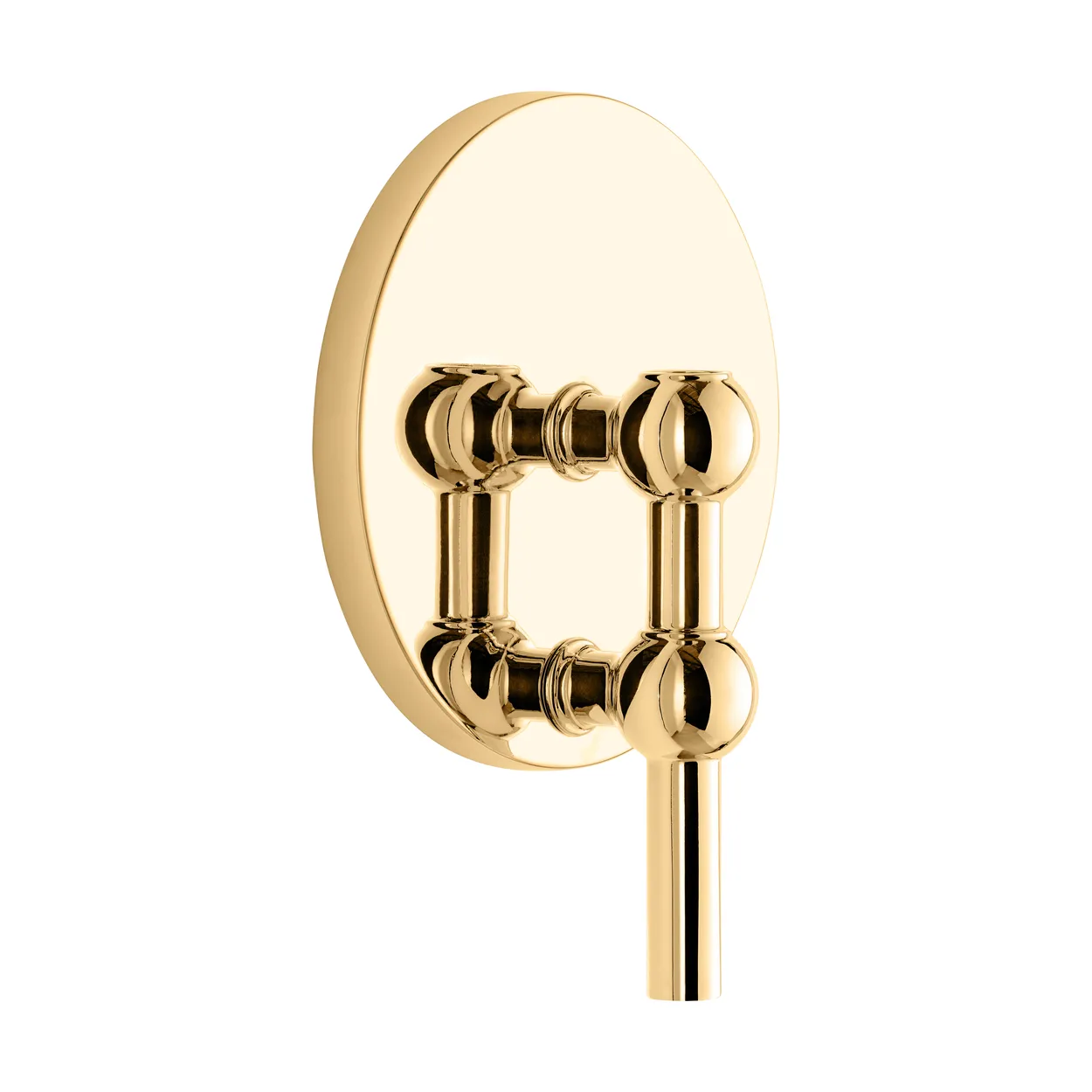 STOFF Nagel candle sticks wall Brass | Scandinavian Design | Candle holders | Gold-coloured