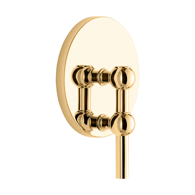 STOFF STOFF Nagel candle sticks wall Brass