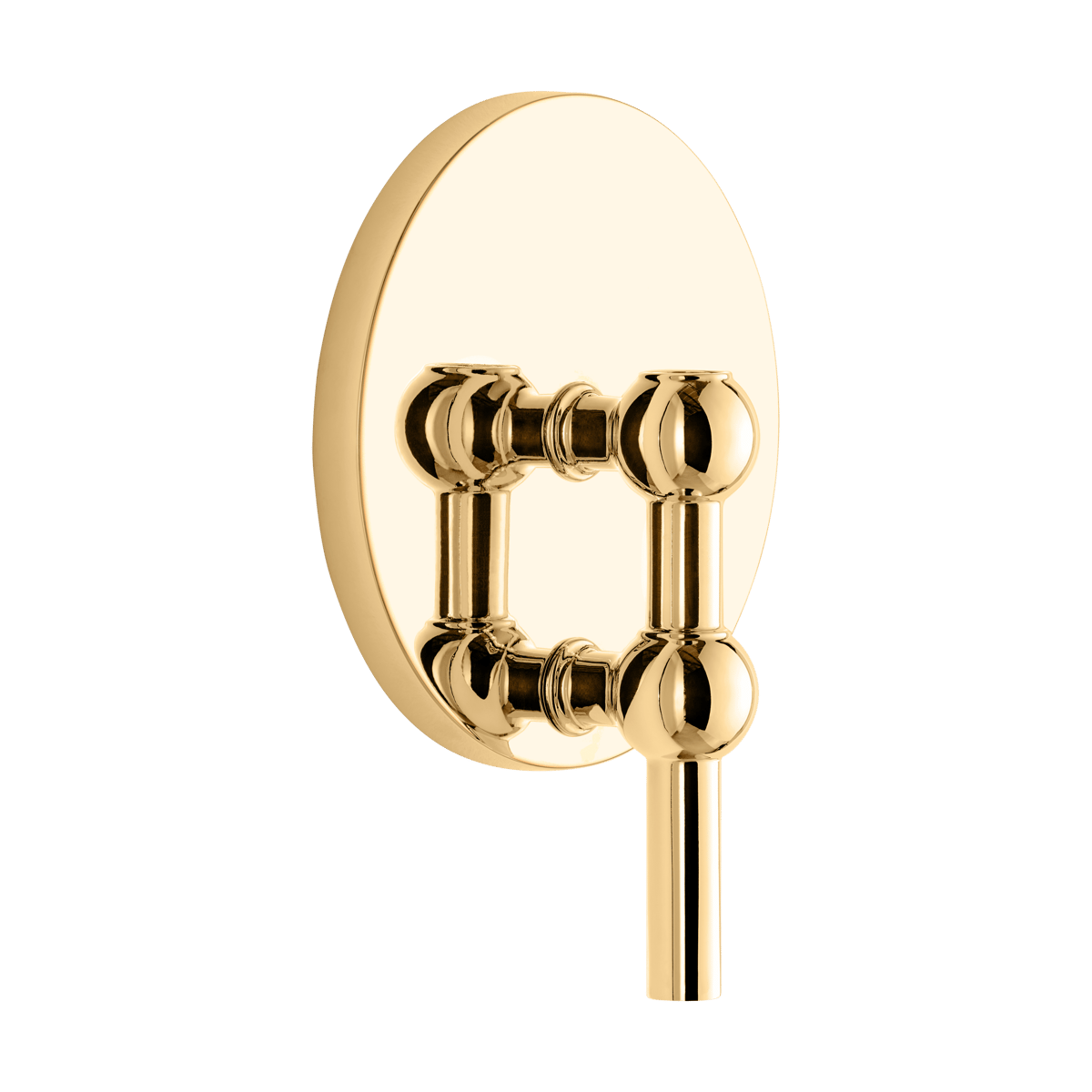 STOFF STOFF Nagel candle sticks wall Brass