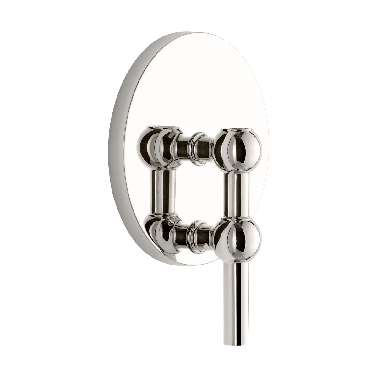 STOFF Nagel candle sticks wall Chrome | Scandinavian Design | Candle holders | Silver-coloured