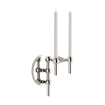 STOFF Nagel candle sticks wall - Chrome - STOFF