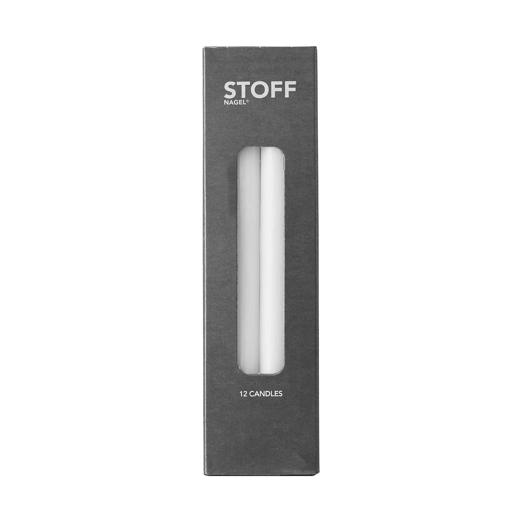 STOFF Nagel candlestick + candles 12-pack STOFF