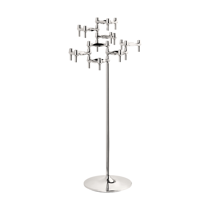 STOFF Nagel floor candle sticks 70 cm - Chrome - STOFF