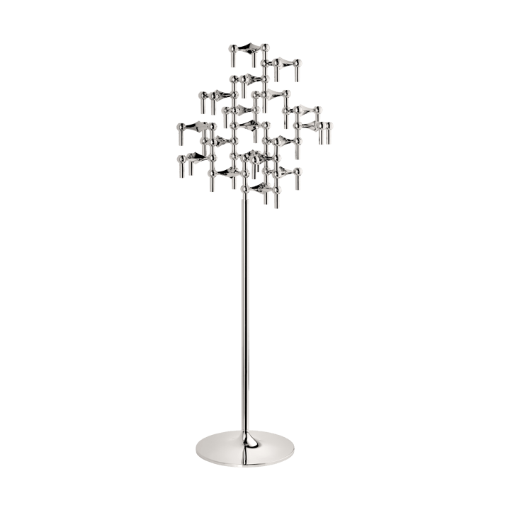 STOFF Nagel floor candle sticks 70 cm - Chrome - STOFF