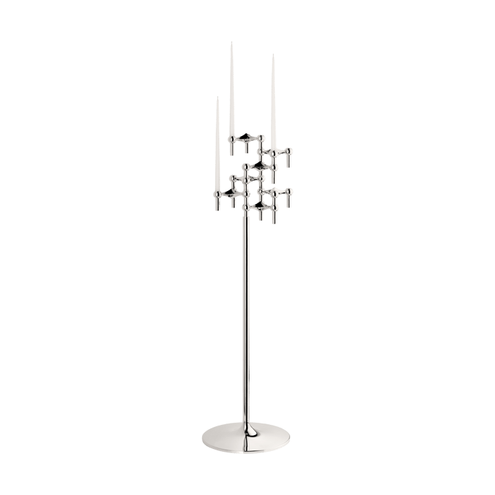 STOFF Nagel floor candle sticks 70 cm - Chrome - STOFF