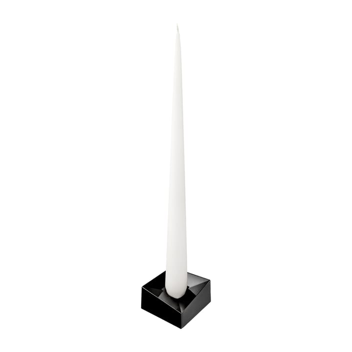 STOFF Nagel reflect candle holder large 3.2 cm - Black chrome - STOFF