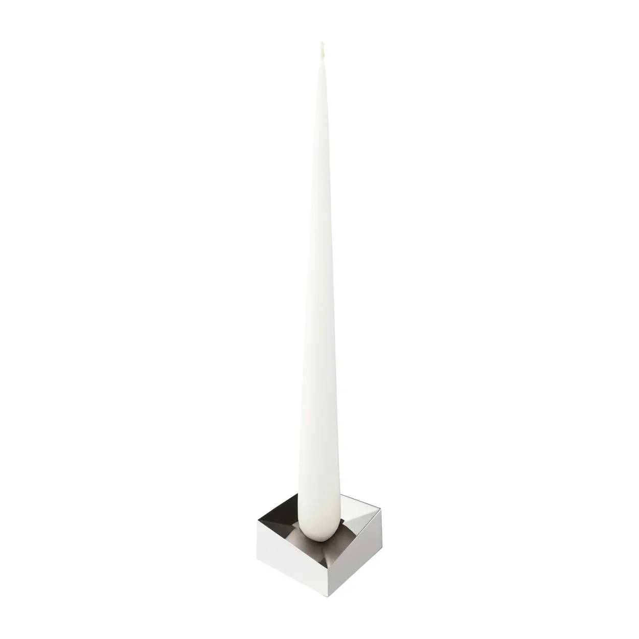 STOFF Nagel reflect candle holder large 3.2 cm Chrome
