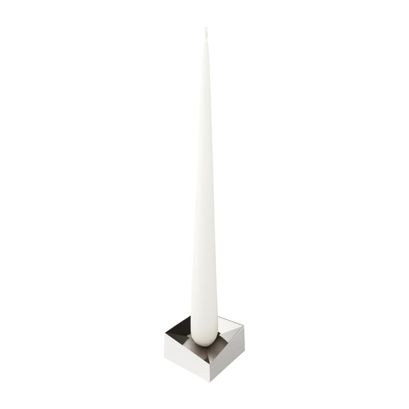 STOFF STOFF Nagel reflect candle holder large 3.2 cm Chrome