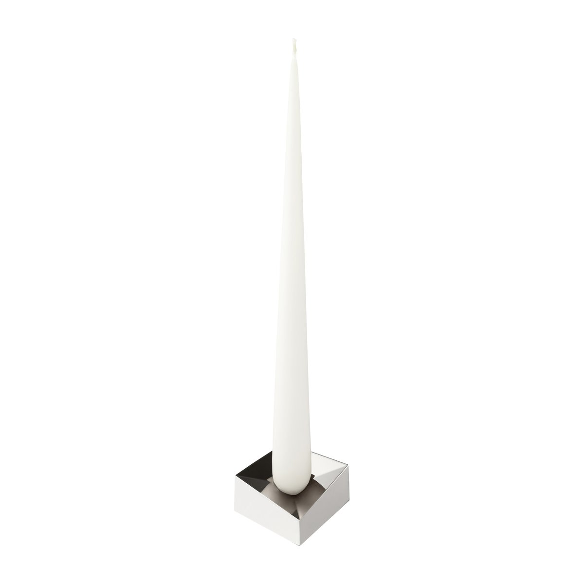 STOFF STOFF Nagel reflect candle holder large 3.2 cm Chrome