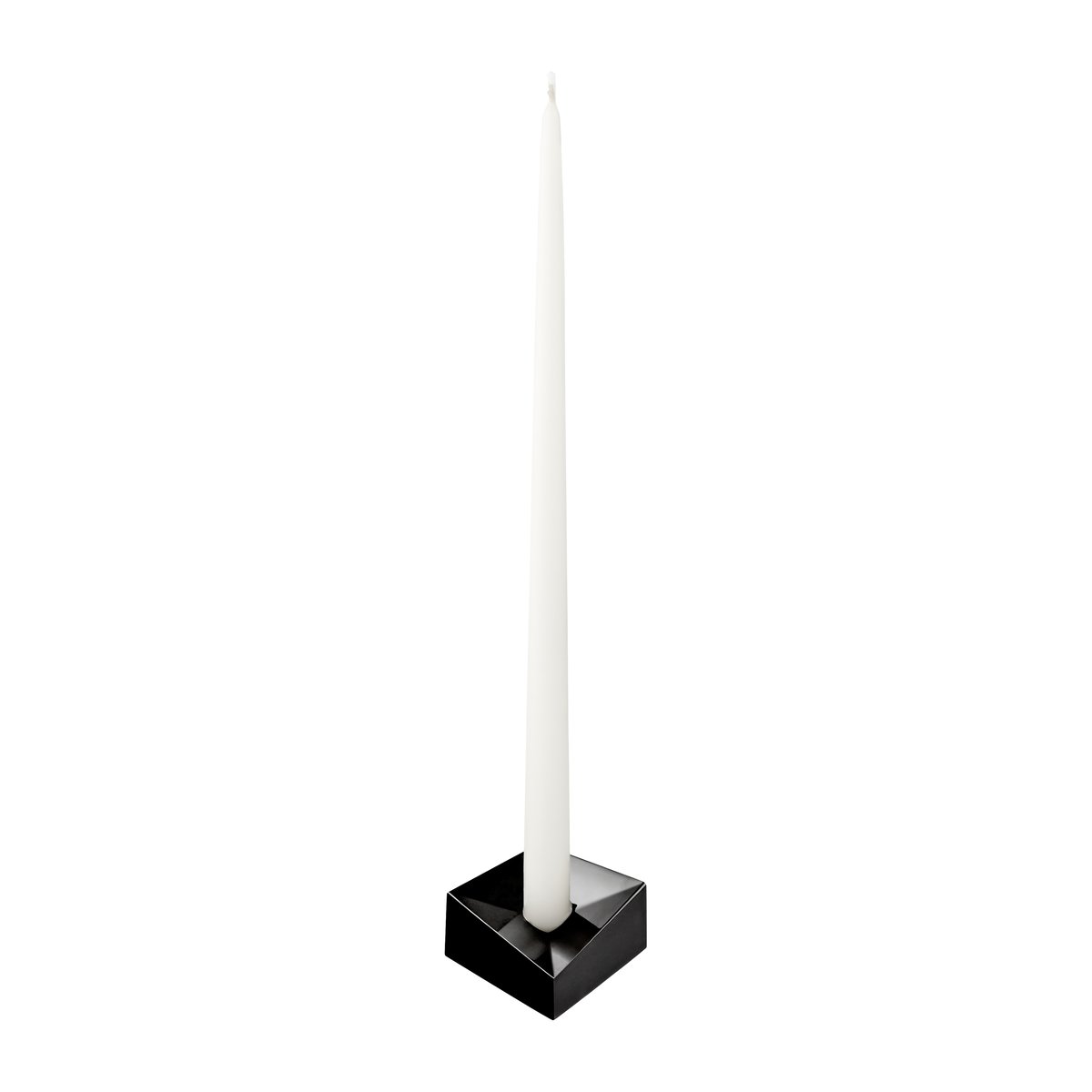STOFF STOFF Nagel reflect candle holder small 2.7 cm Black chrome