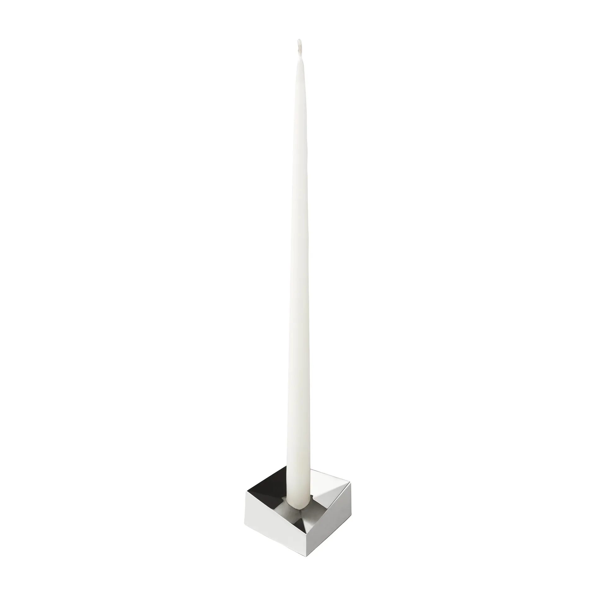 STOFF Nagel reflect candle holder small 2.7 cm, Chrome STOFF