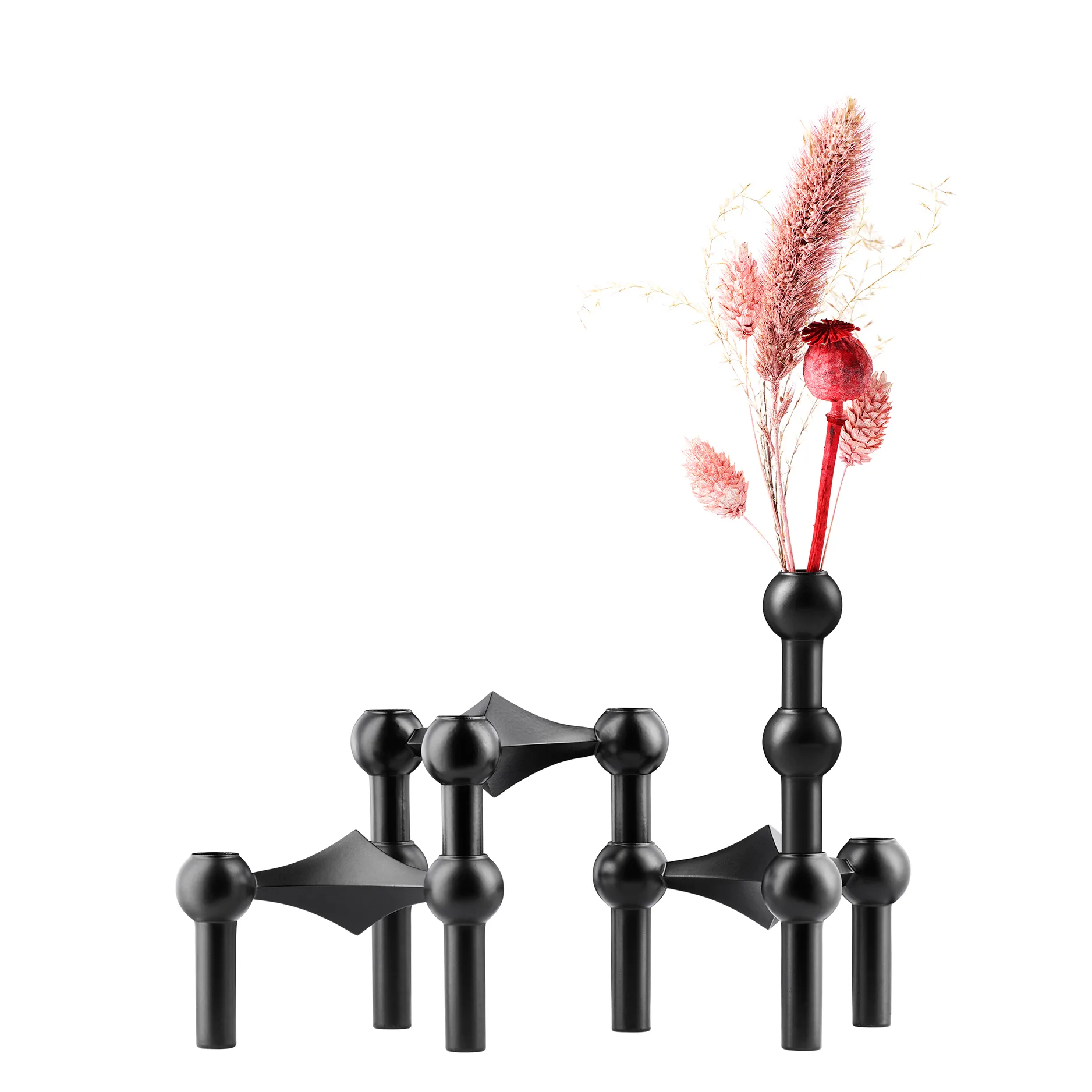 STOFF Nagel vase, Black STOFF