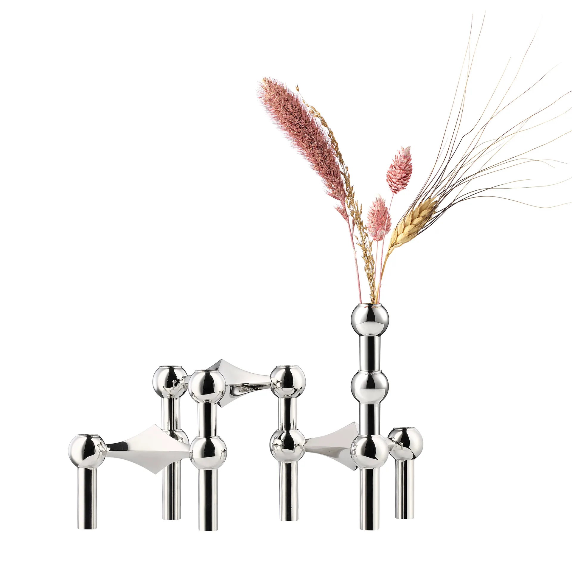 STOFF Nagel vase, Chrome STOFF