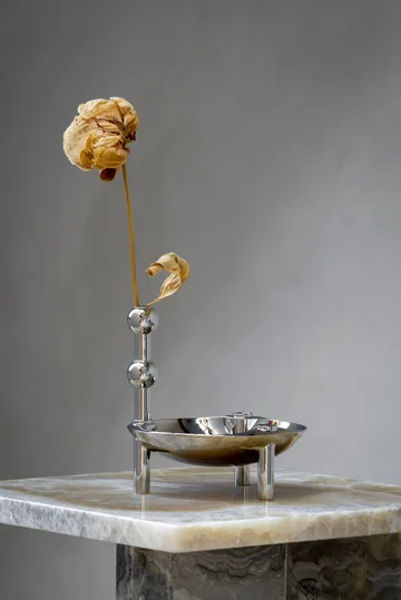 STOFF Nagel vase - Chrome - STOFF