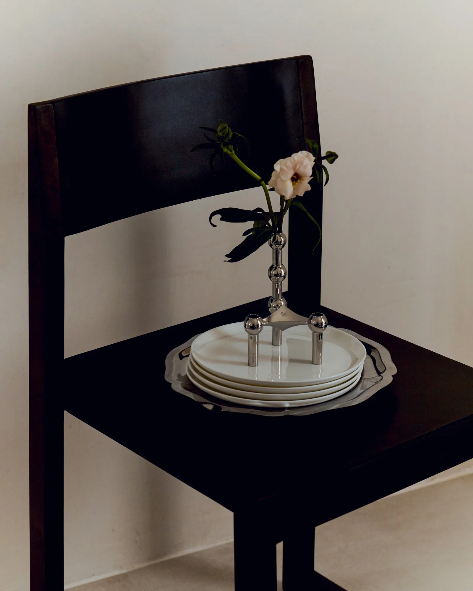 STOFF Nagel vase, Chrome STOFF