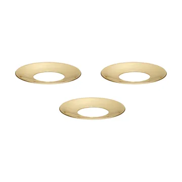 STOFF Nail light cuff 3-pack - Solid brass - STOFF