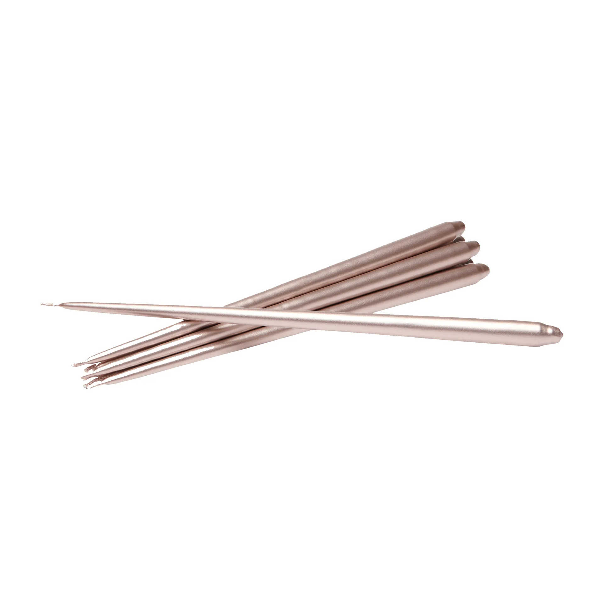 STOFF tapered candle by ester & erik 6-pack, Champagne STOFF