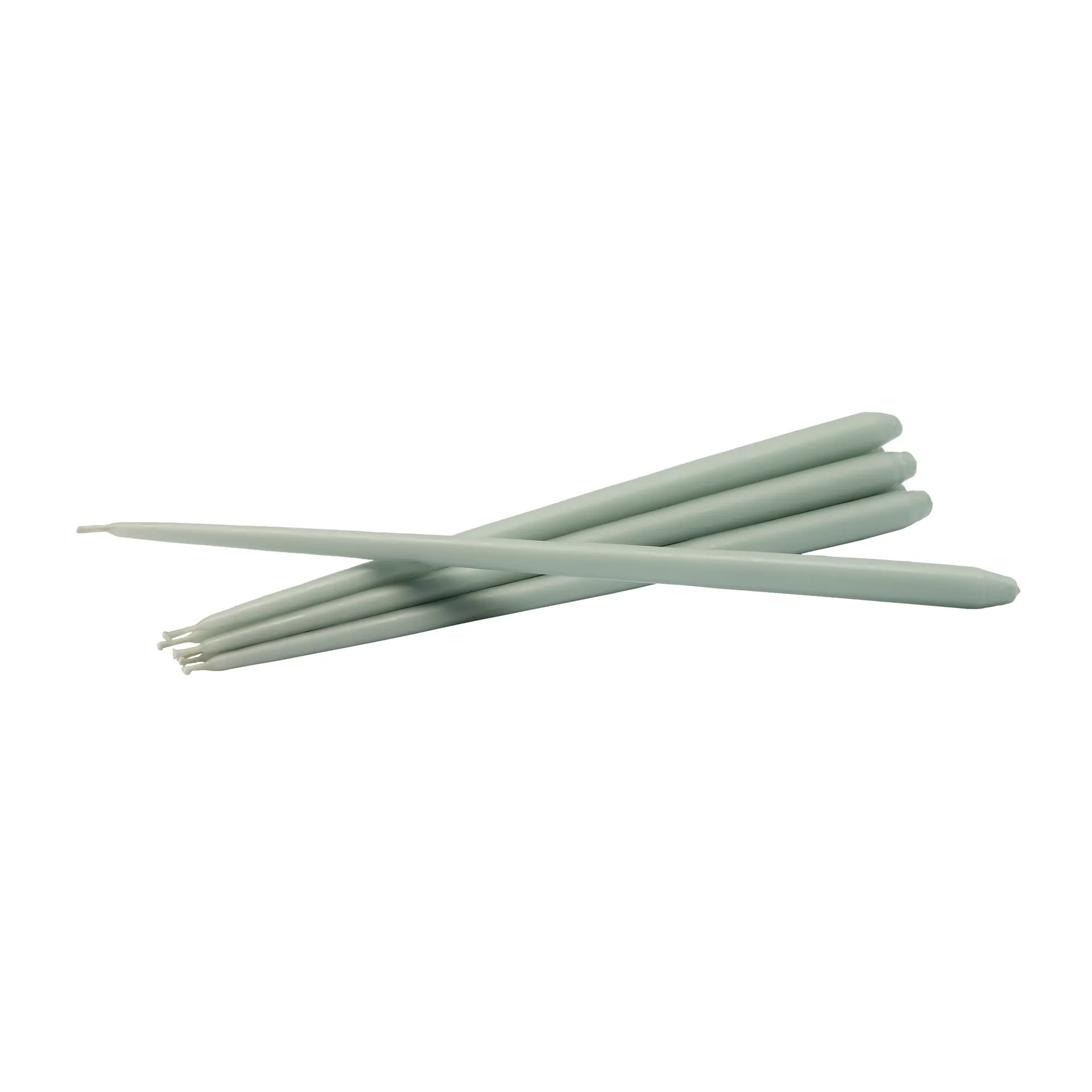 STOFF tapered candle by ester & erik 6-pack, Dusty mint STOFF