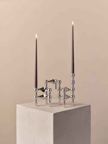 STOFF tapered candle by ester & erik 6-pack - Espresso - STOFF