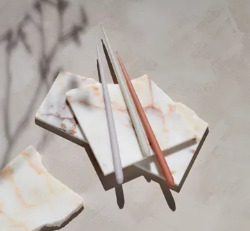 STOFF tapered candle by ester & erik 6-pack - Light lavender - STOFF