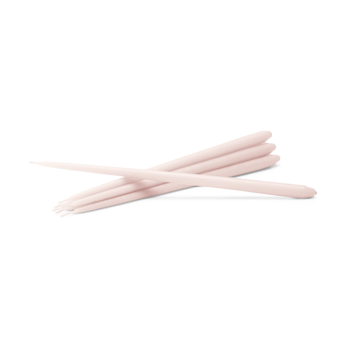 STOFF tapered candle by ester & erik 6-pack - Mellow pink - STOFF