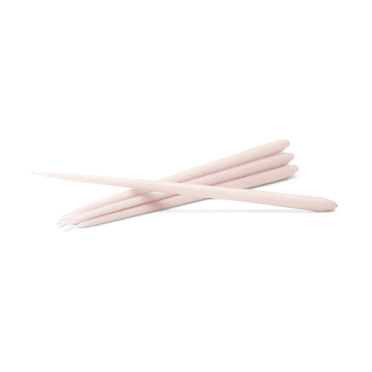 STOFF tapered candle by ester & erik 6-pack Mellow pink