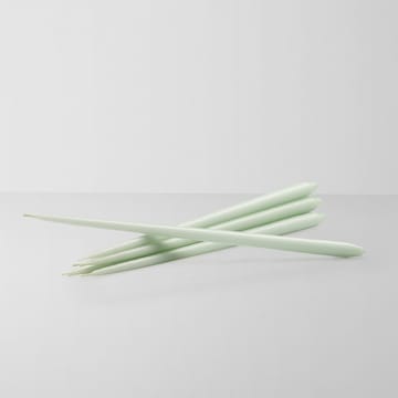 STOFF tapered candle by ester & erik 6-pack - Mint - STOFF