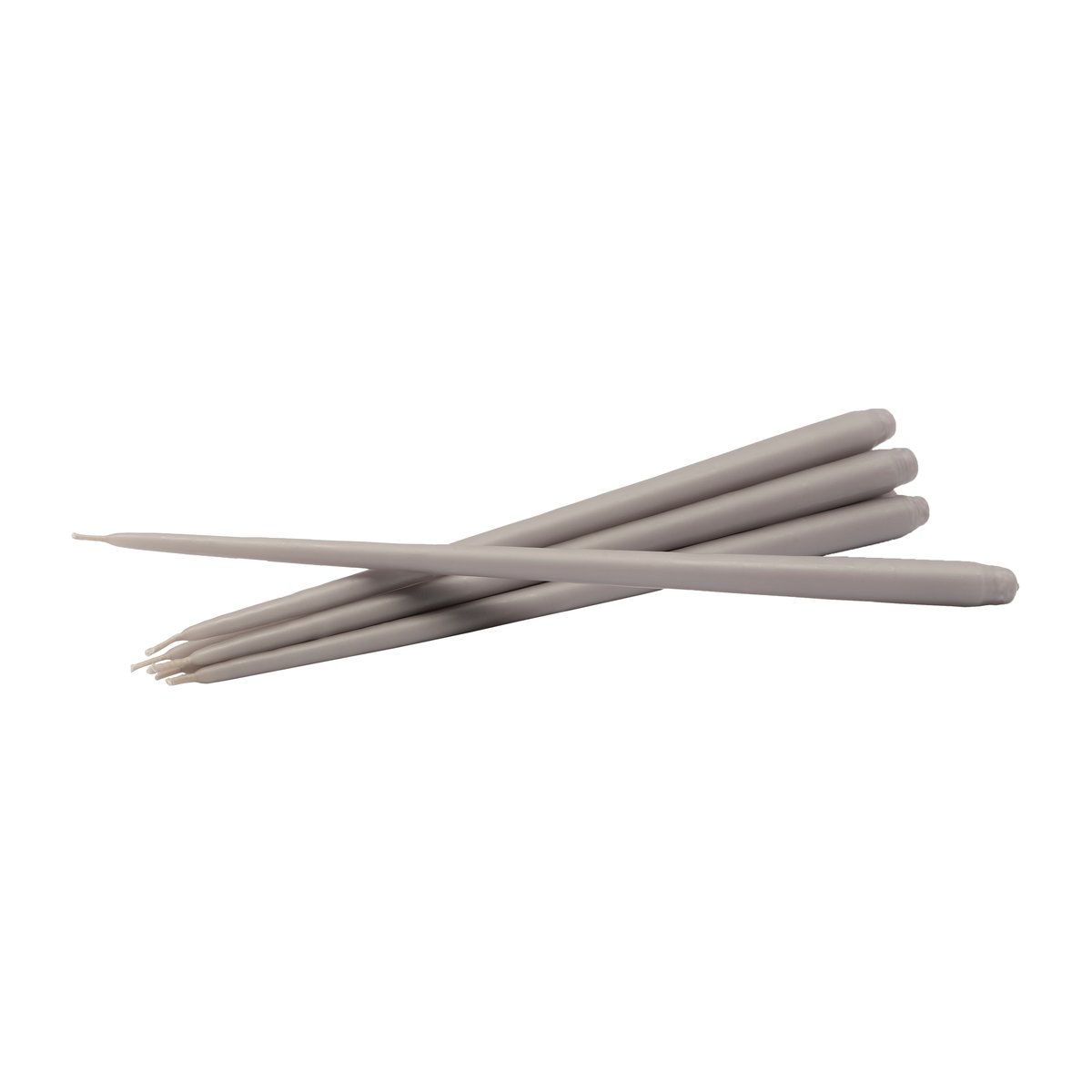 STOFF tapered candle by ester & erik 6-pack Warm grey