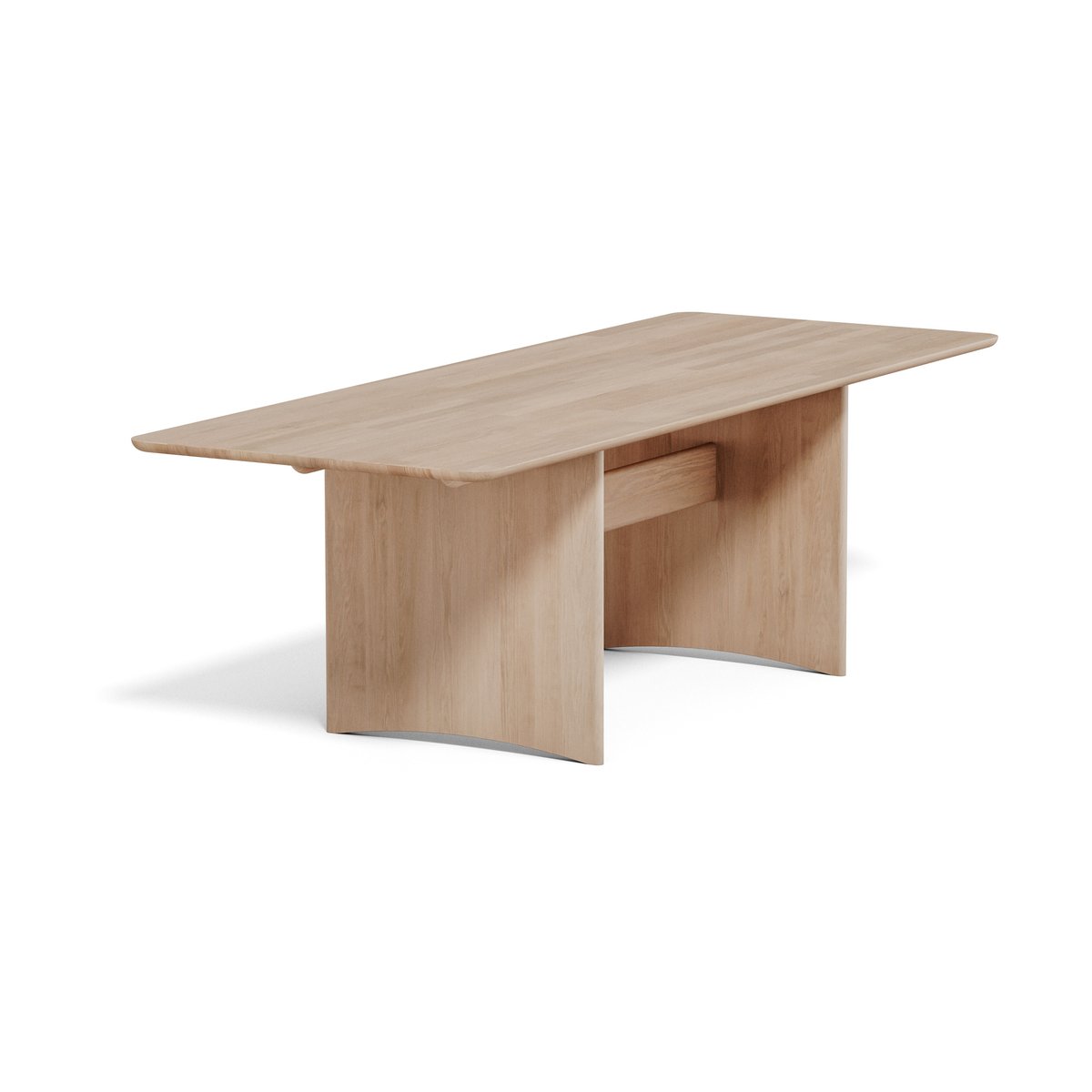 Stolab Alt table 90x245 cm oak Light matte lacquer | Scandinavian Design | Dining tables | Brown