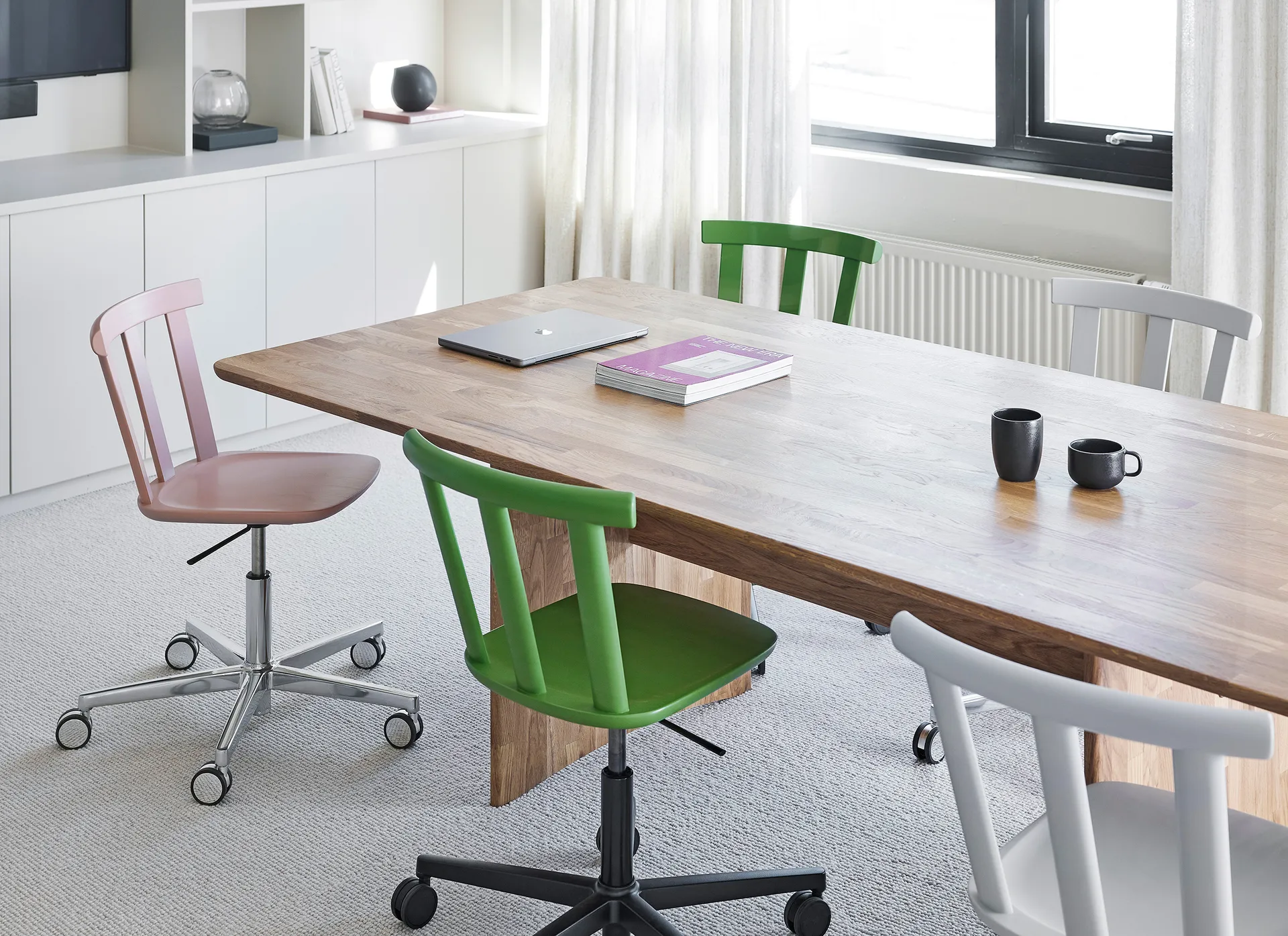 Alt table 90x245 cm oak, Natural oil Stolab