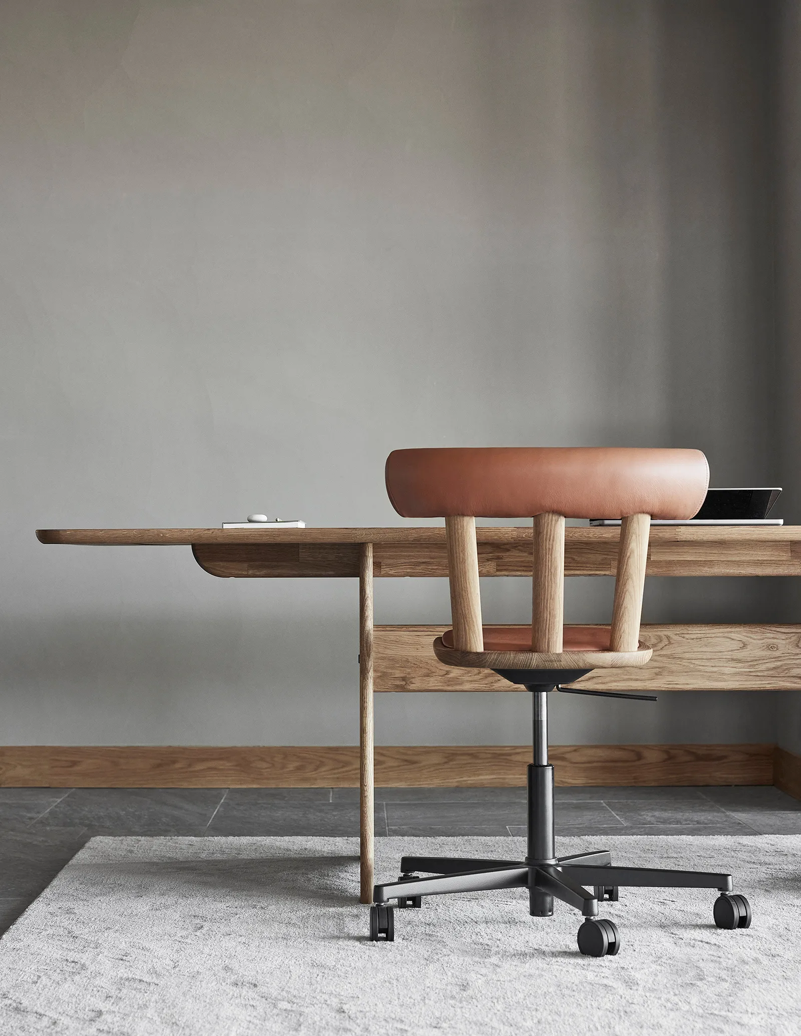 Alt table 90x245 cm oak, Natural oil Stolab