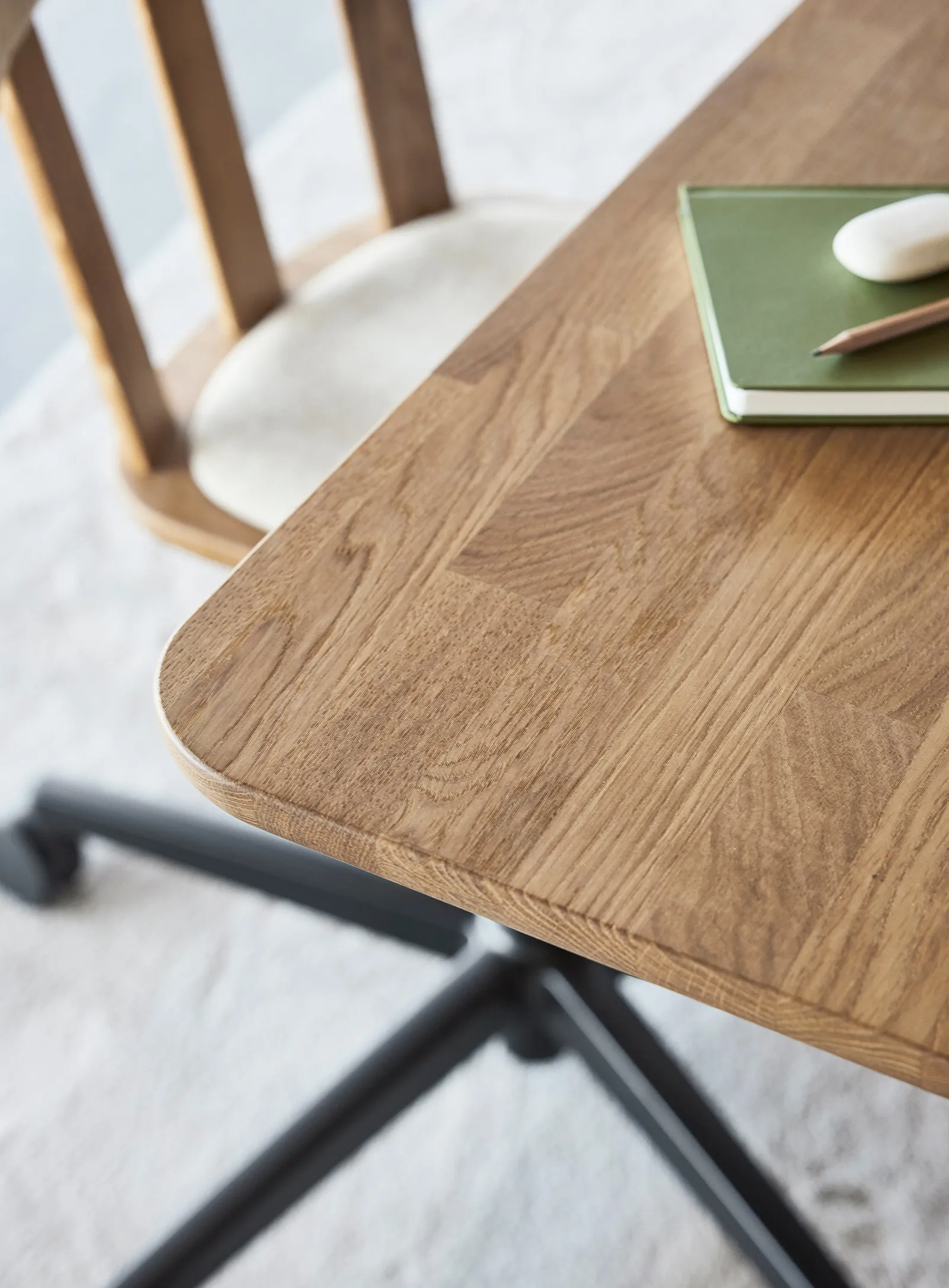 Alt table 90x245 cm oak, Natural oil Stolab