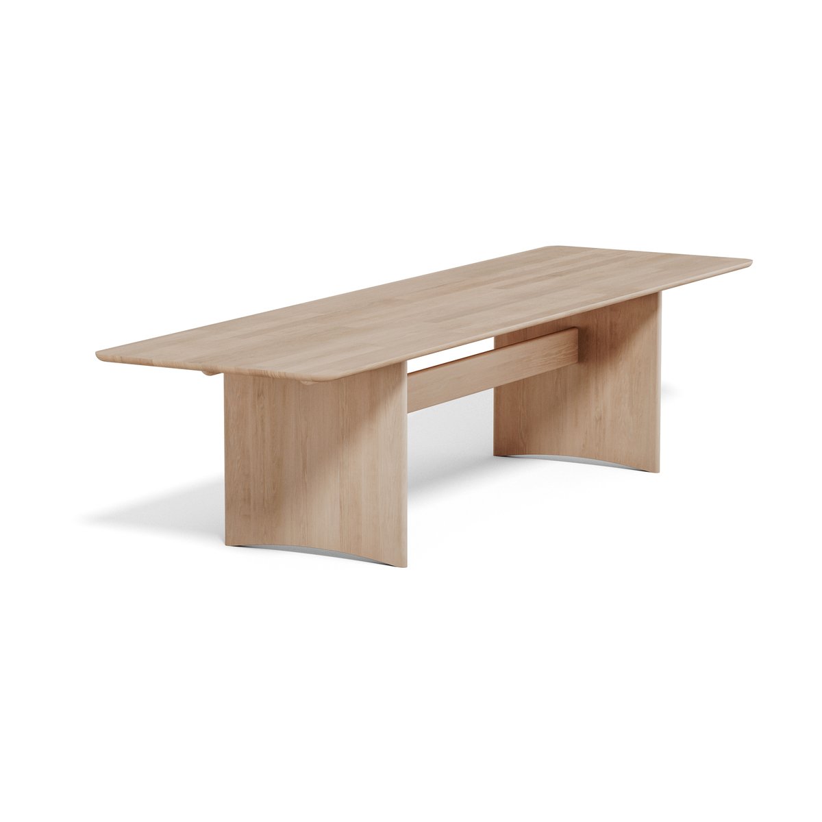 Stolab Alt table 90x320 cm oak Light matte lacquer | Scandinavian Design | Dining tables | Brown