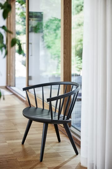 Arka lounge chair birch - Black - Stolab