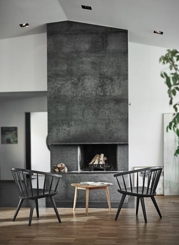 Arka lounge chair birch - Black - Stolab