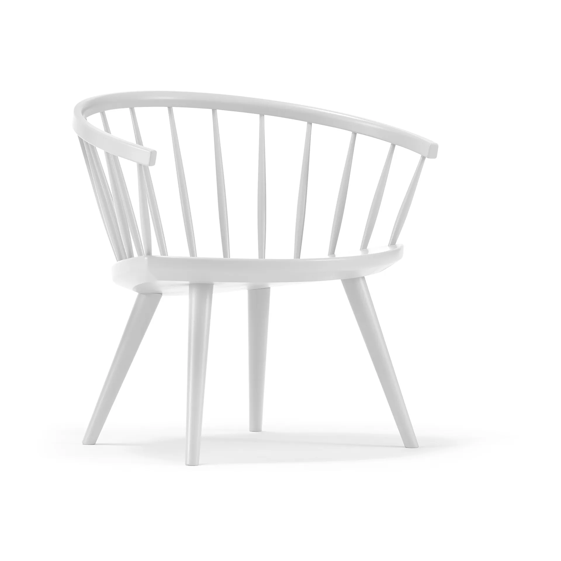 Arka lounge chair birch, White Stolab