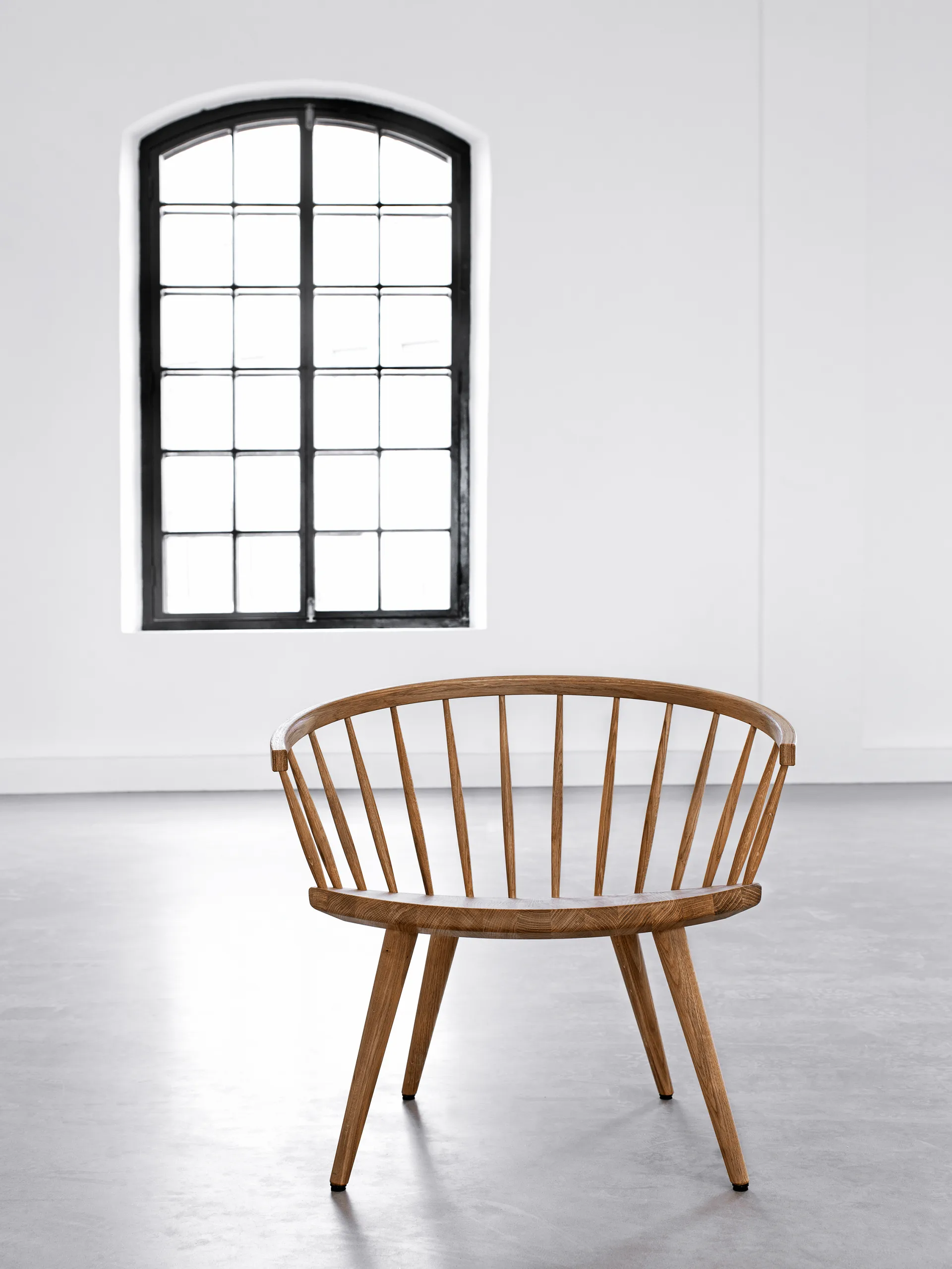 Arka lounges chair oak, Natural oil Stolab