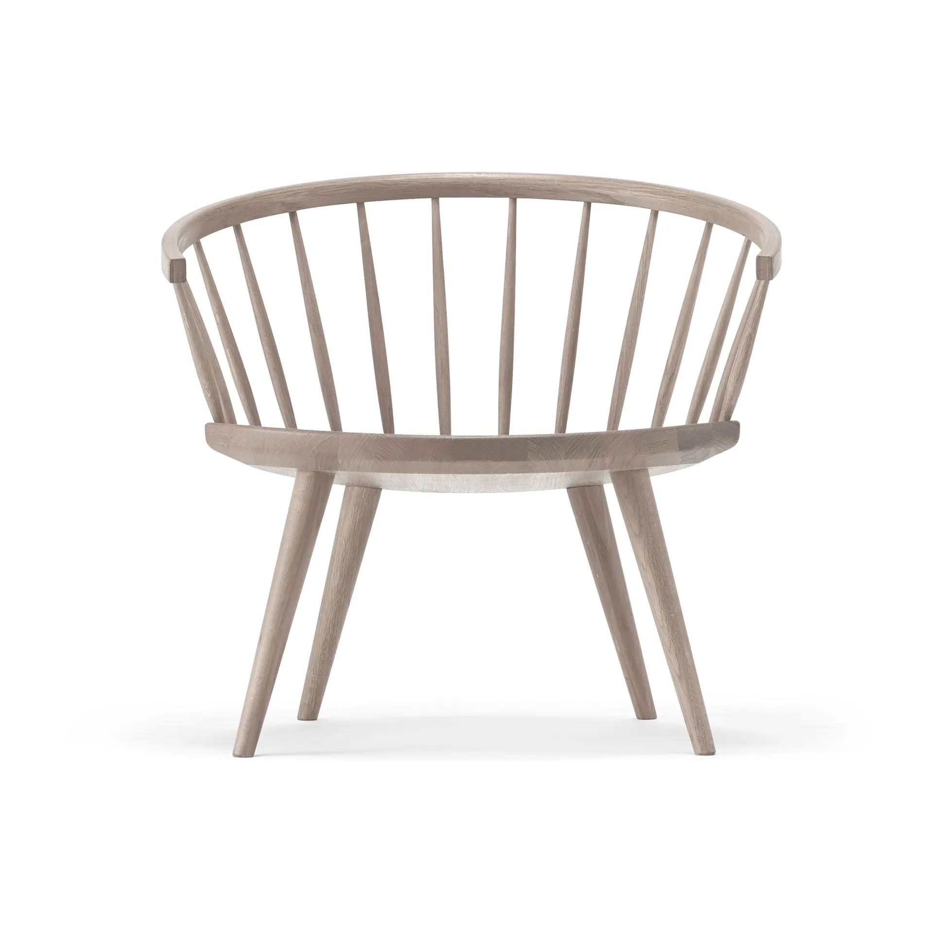 Arka lounges chair oak, White oiled Stolab