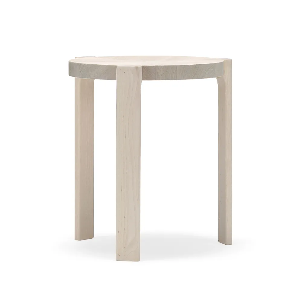 Bolt stool, Birch light matt lacquer Stolab