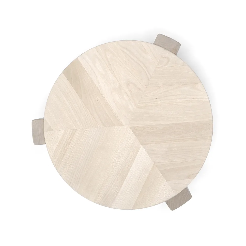 Bolt stool, Birch light matt lacquer Stolab