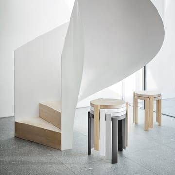 Bolt stool - Birch light matt lacquer - Stolab