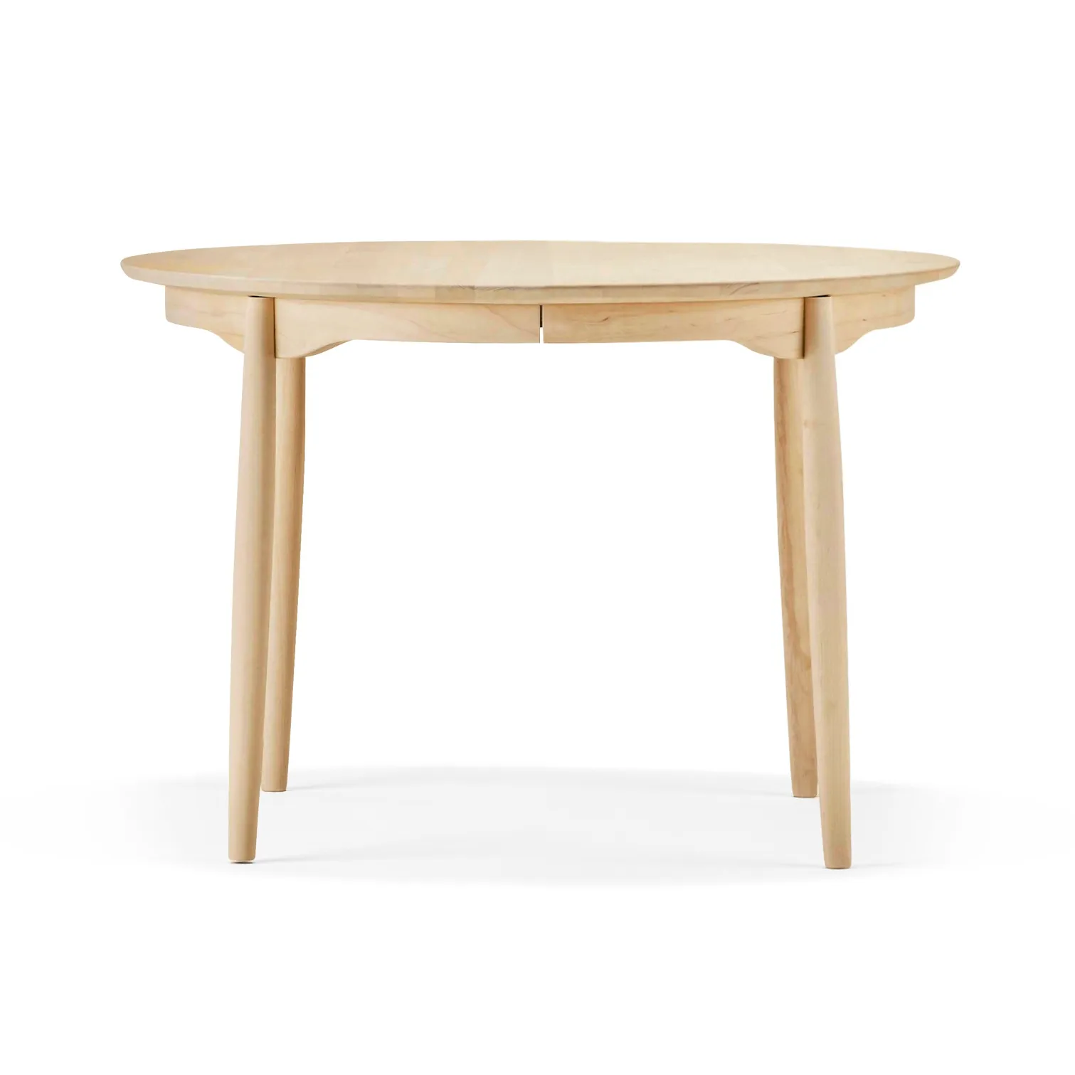 Carl dining table Ø115. divided, Birch natural oil Stolab