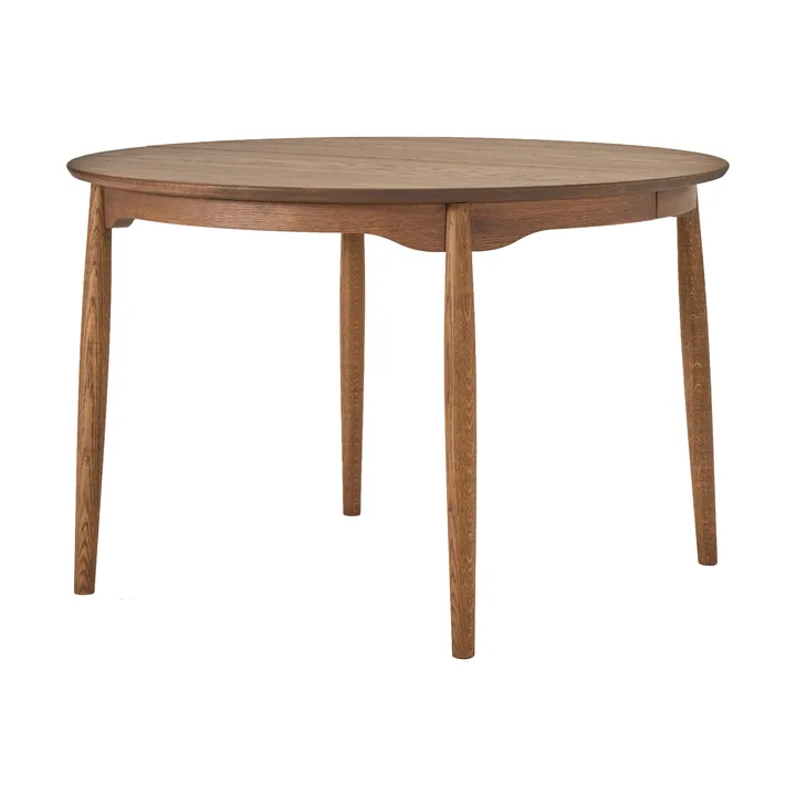 Carl dining table Ø115. divided - Chocolate brown oil Special Edition (oak), Ø115 cm - Stolab
