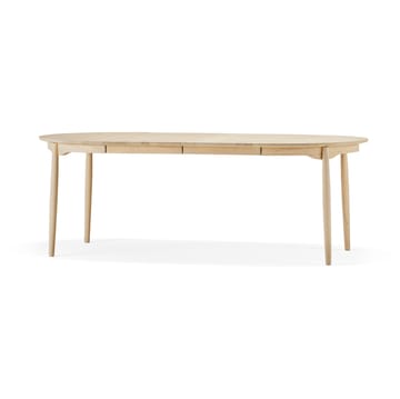 Carl dining table birch - Natural oil. 2 inserts - Stolab